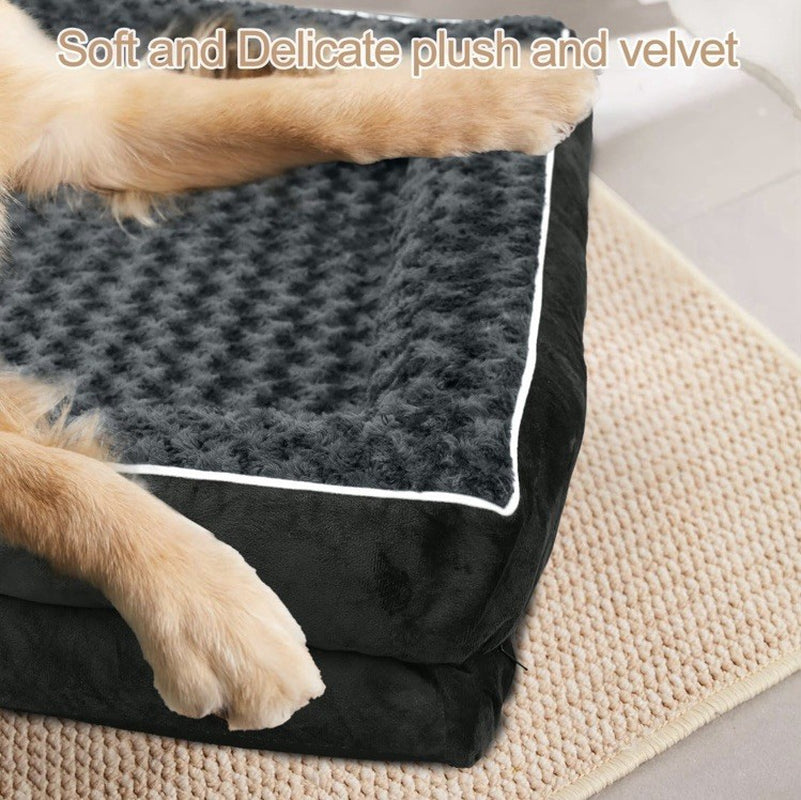 Orthopedic Dog Bed, Pet Sofa Bed with Removable Washable Cover 42” X 31” X-Large