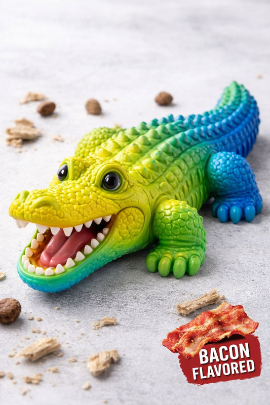 Tough Dog Toys for Aggressive Chewers – Bacon Flavor