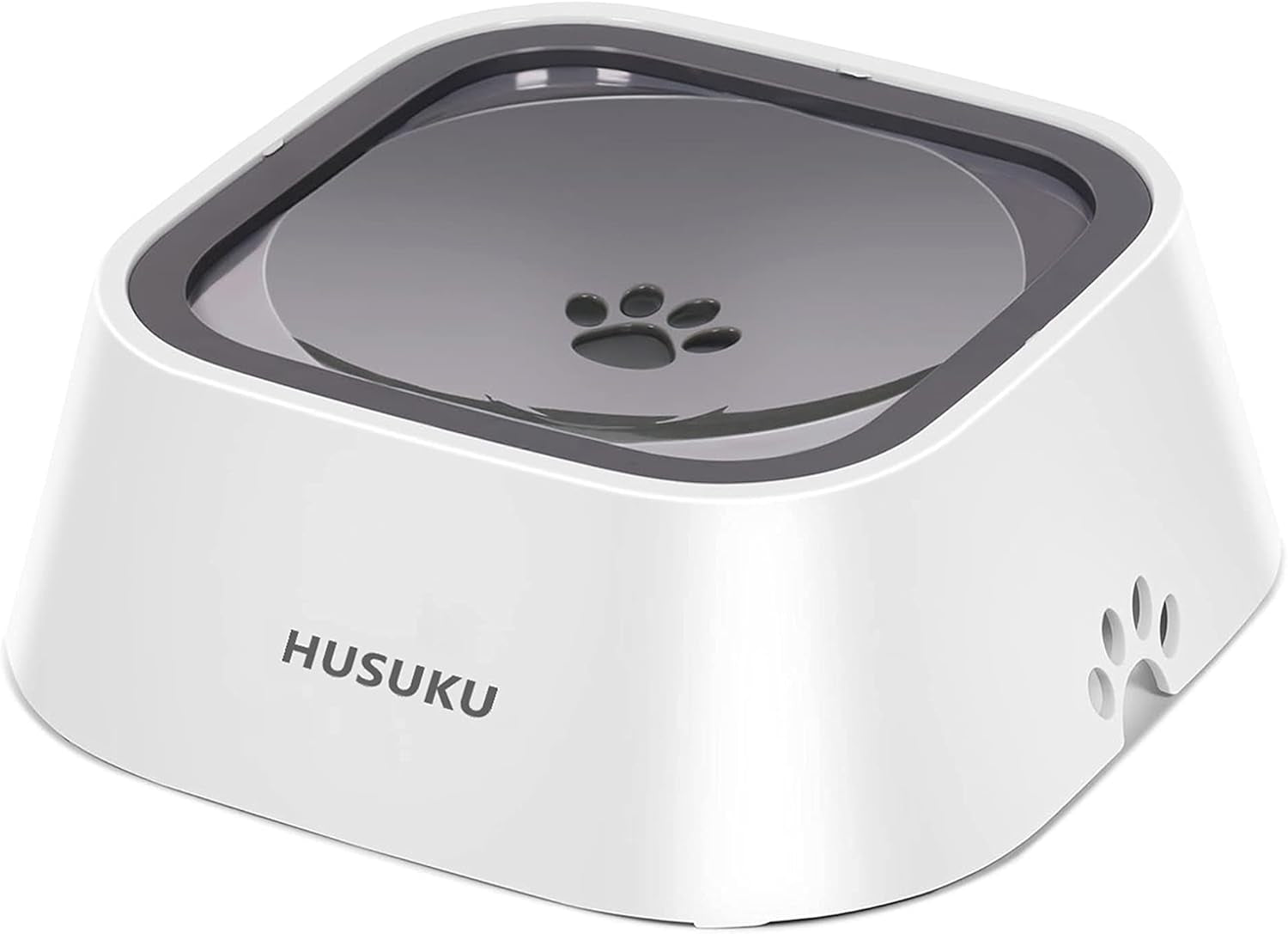 Dog Water Bowl - No-Slip Pet Water Dispenser and Slow Feeder Bowl, 35Oz Capacity