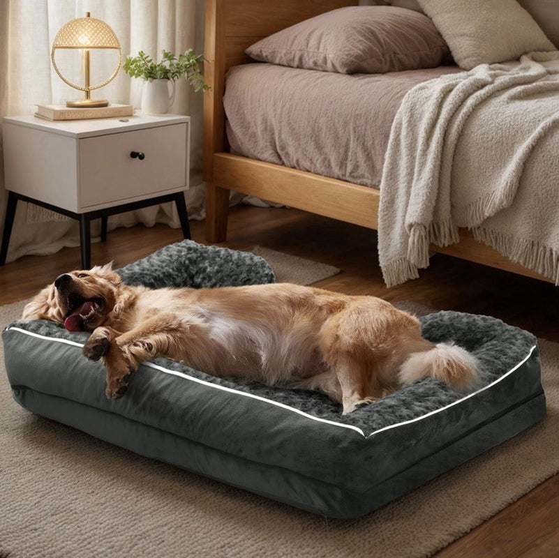 Orthopedic Dog Bed, Pet Sofa Bed with Removable Washable Cover 42” X 31” X-Large